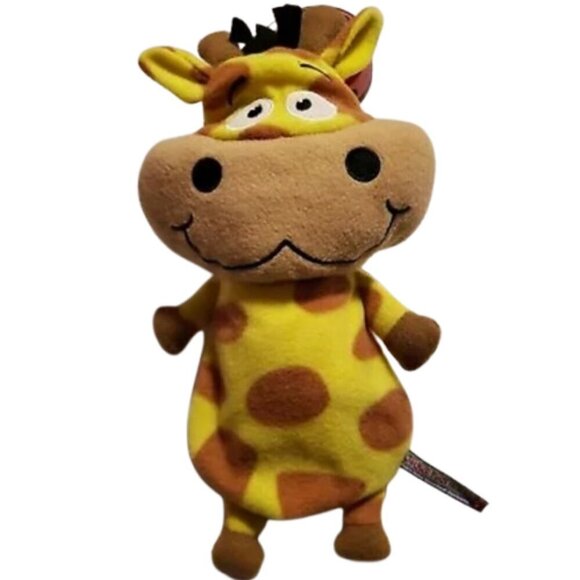 Jay@Play Pack-it Pets Jacket Girls Backpack Giraffe Plush Yellow Hooded Size 7-8 - Picture 3 of 8